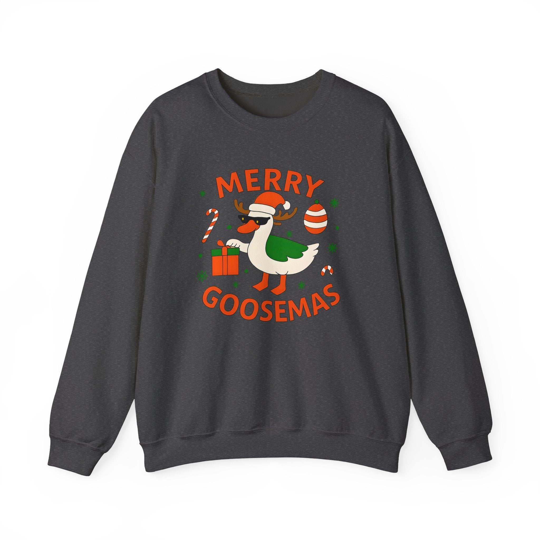 Merry Goosemas Sweatshirt - Cozy Holiday Crewneck, Christmas Gifts, Funny Sweatshirt, Unisex Casual Wear, Winter Fashion