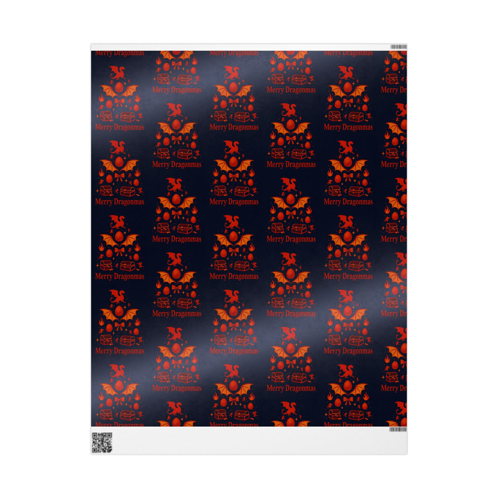 Christmas Dragon Wrapping Papers