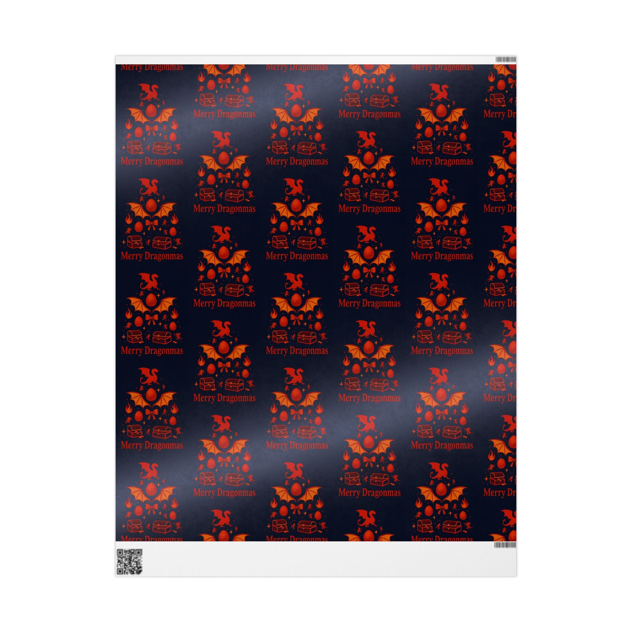 Christmas Dragon Wrapping Papers
