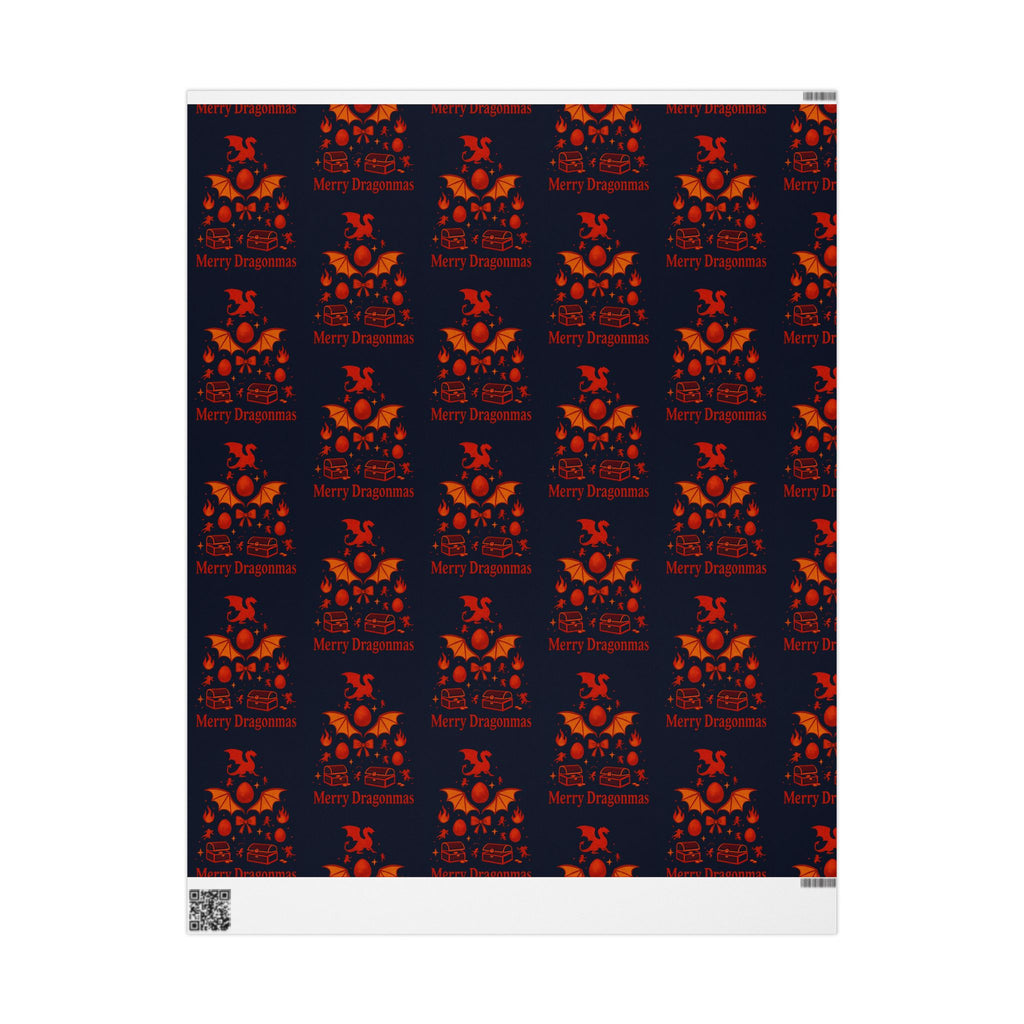 Christmas Dragon Wrapping Papers
