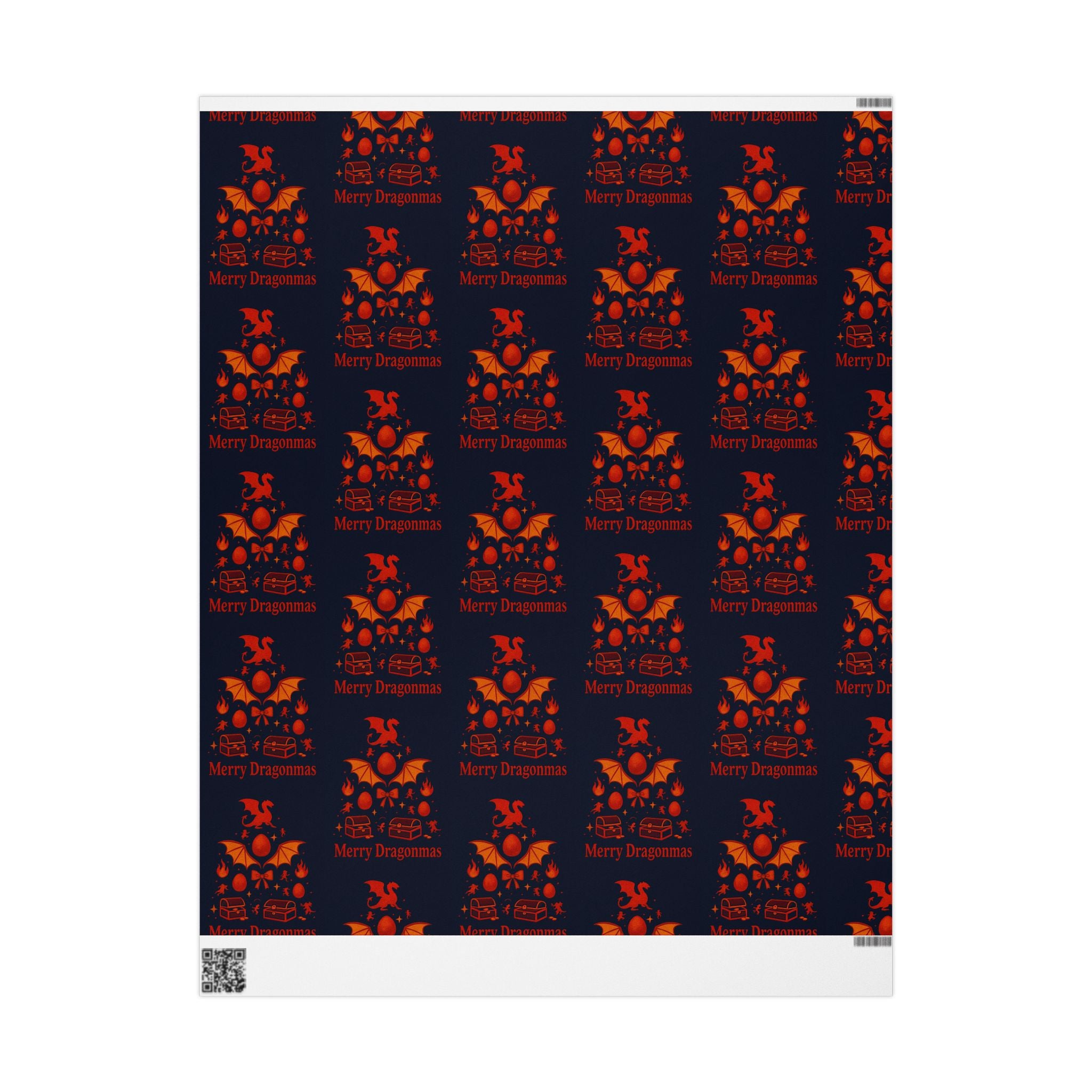 Christmas Dragon Wrapping Papers