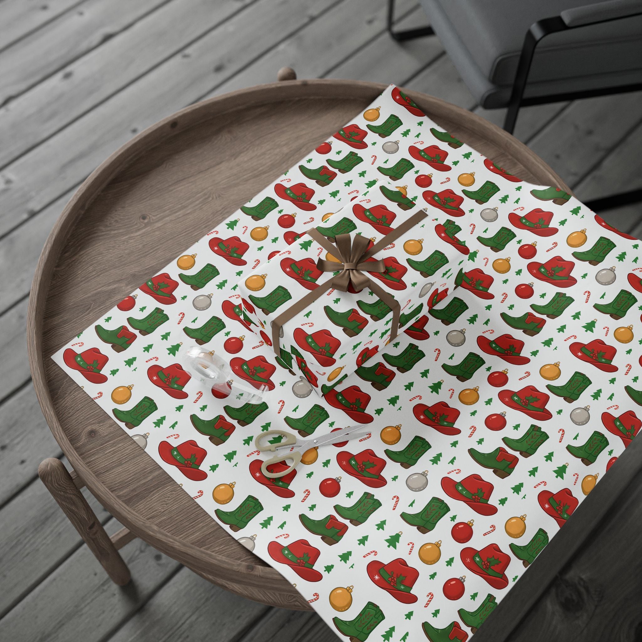 Festive Wrapping Paper for Holiday Gifting, Christmas Gift Wrap, Eco-friendly Wrap, Seasonal Decor, Party Supplies