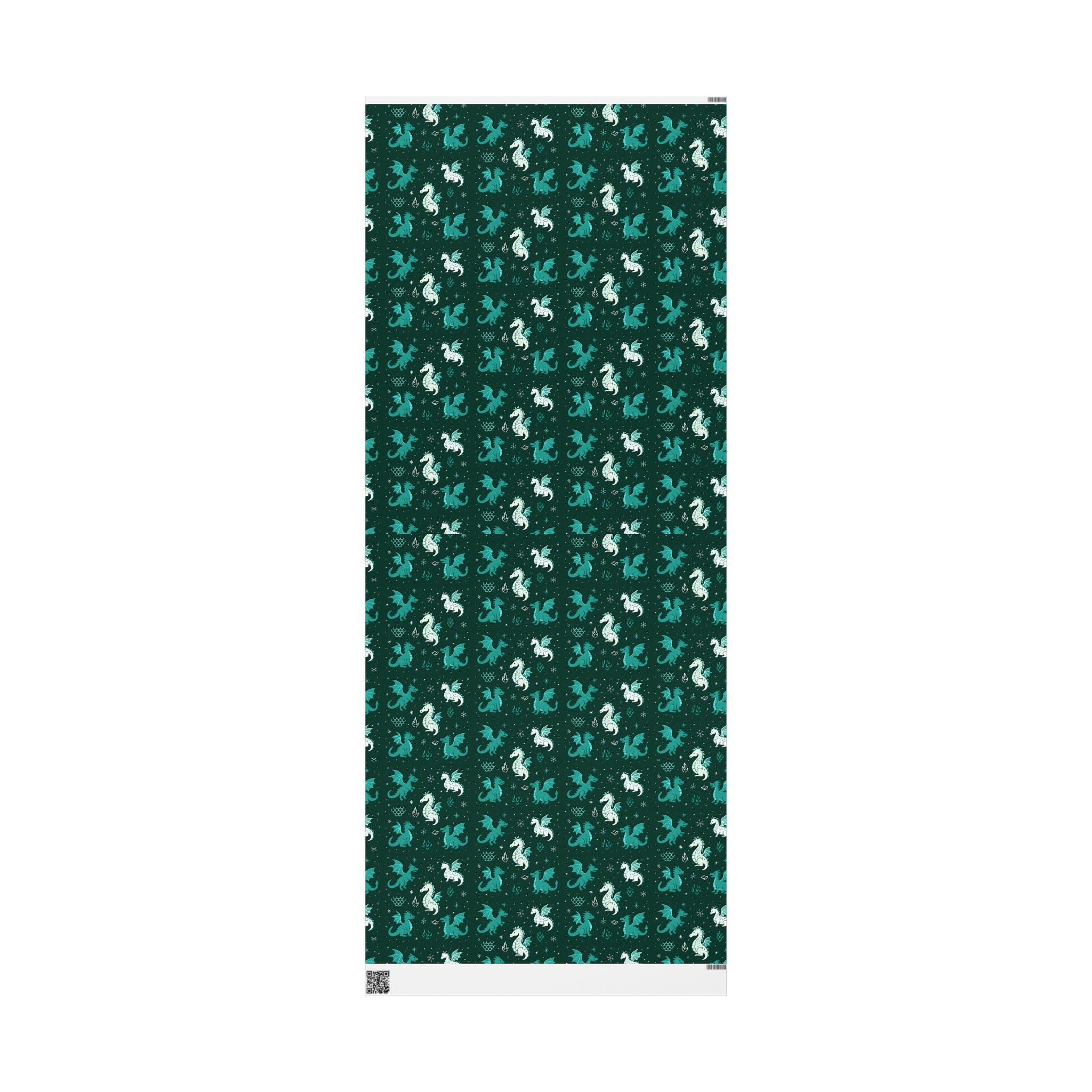 Christmas Wrapping Papers - Dragon Themed