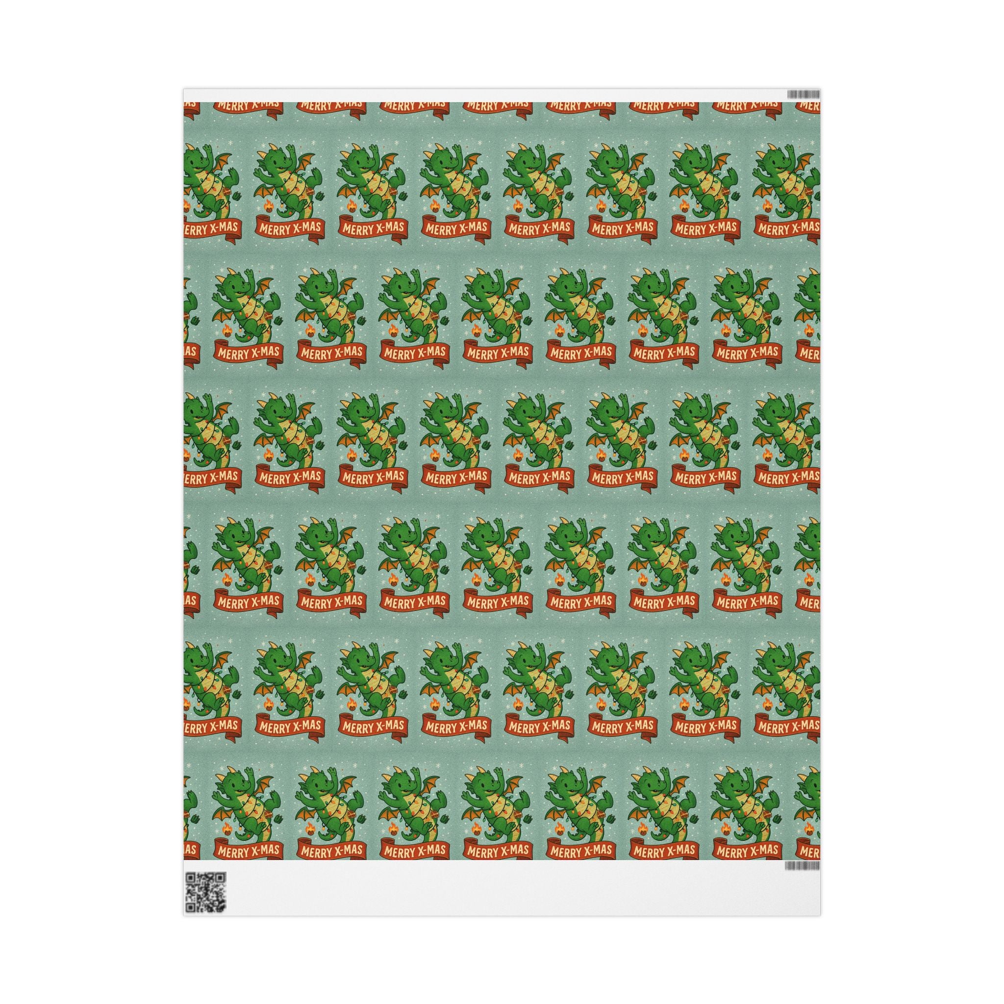 Holiday Dragon Wrapping Papers
