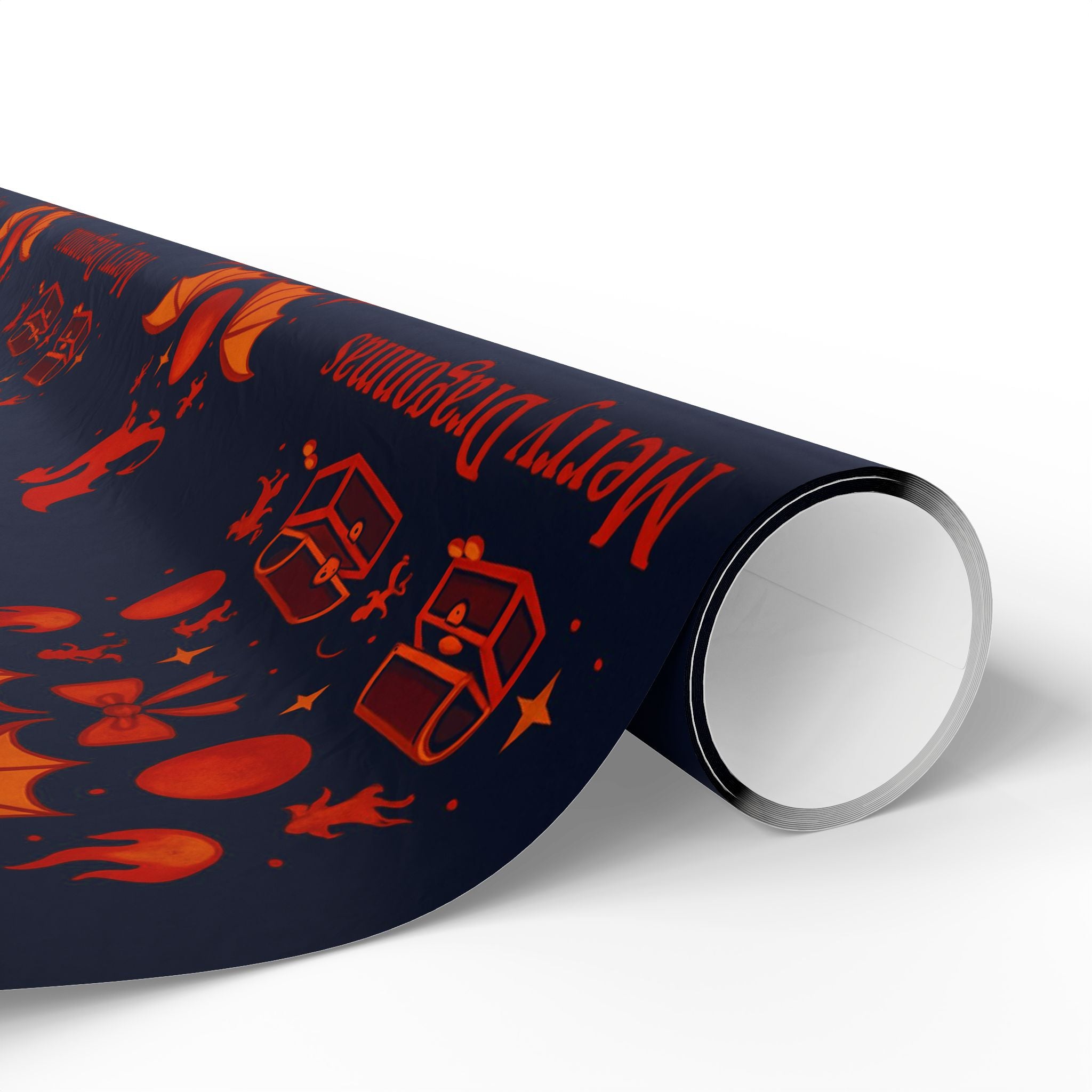 Christmas Dragon Wrapping Papers
