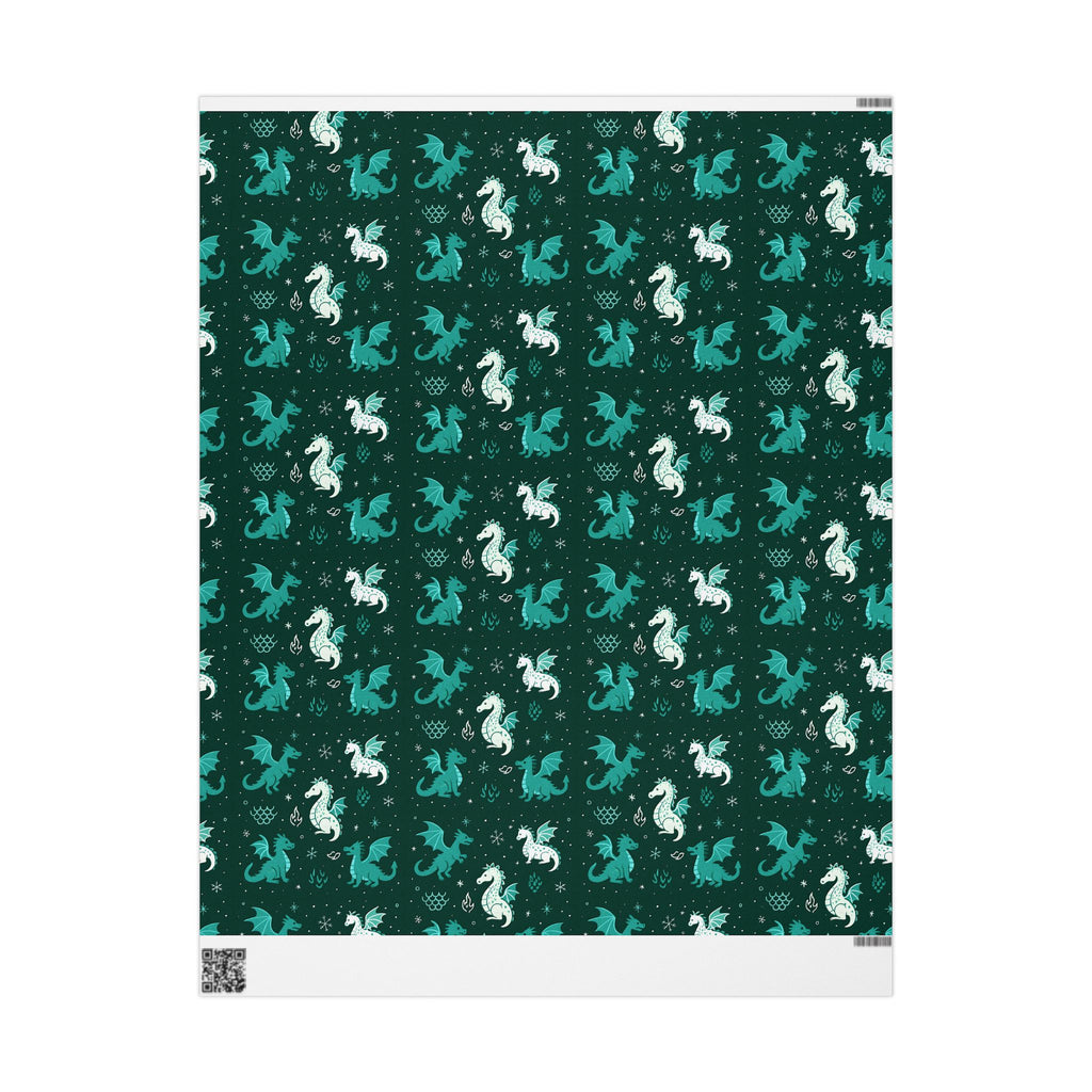 Christmas Wrapping Papers - Dragon Themed