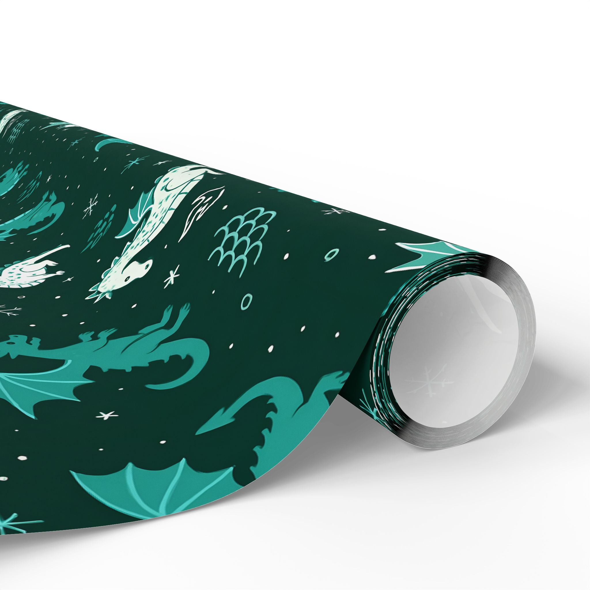 Christmas Wrapping Papers - Dragon Themed