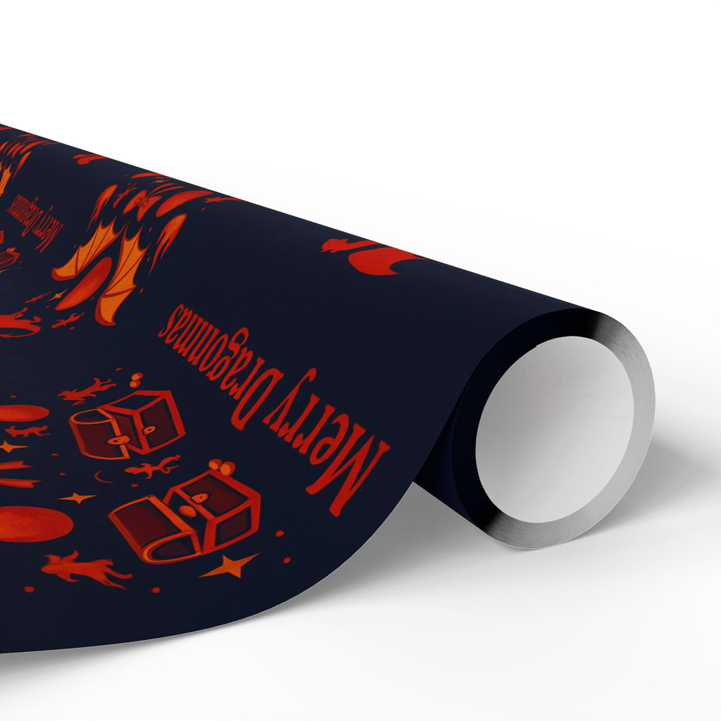 Christmas Dragon Wrapping Papers