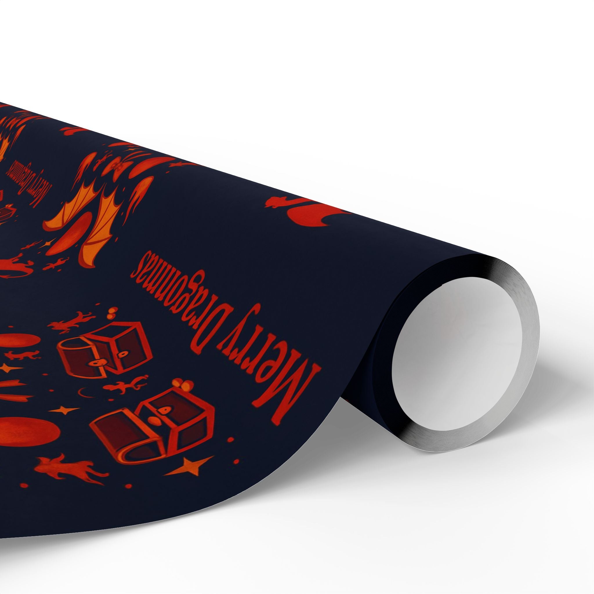 Christmas Dragon Wrapping Papers