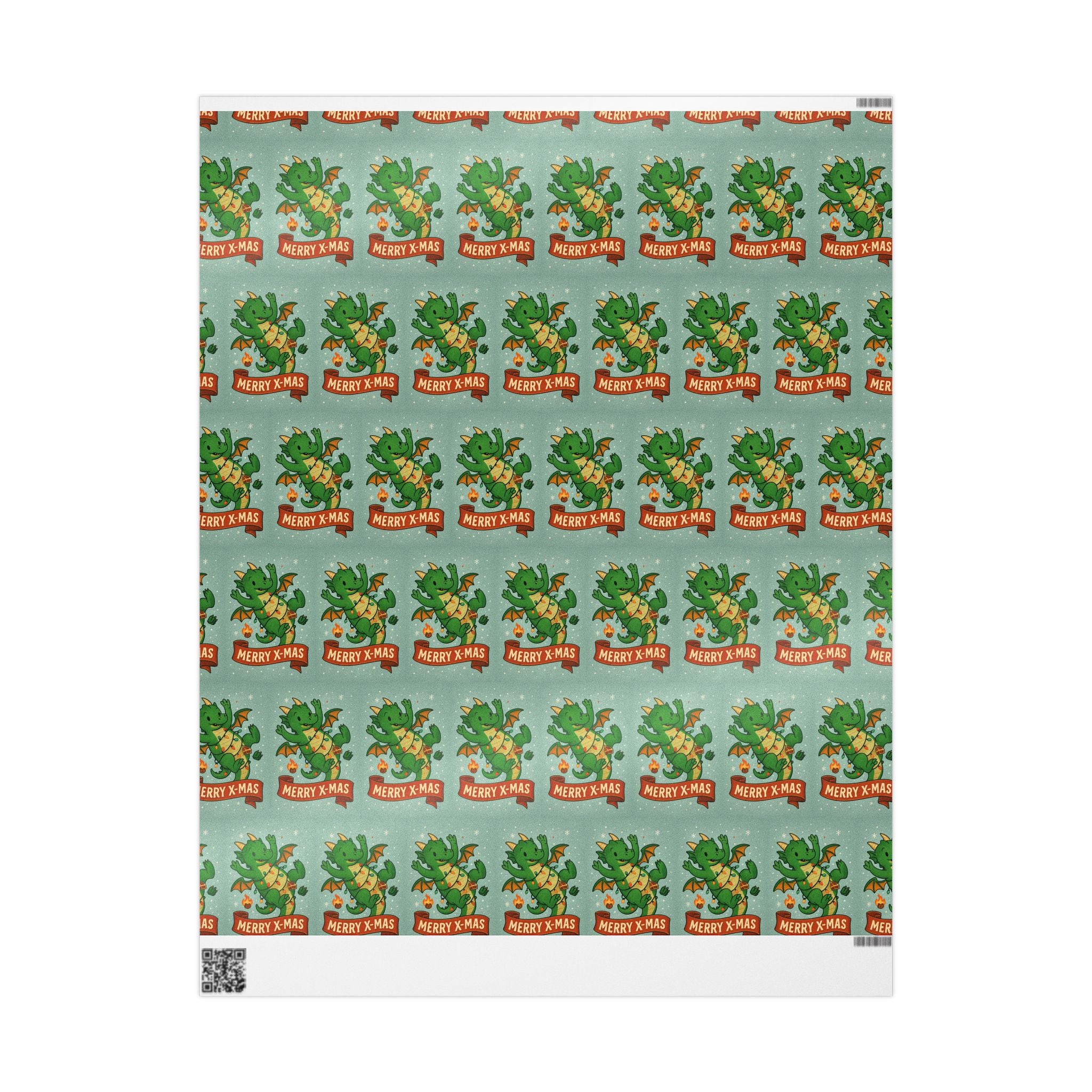 Holiday Dragon Wrapping Papers
