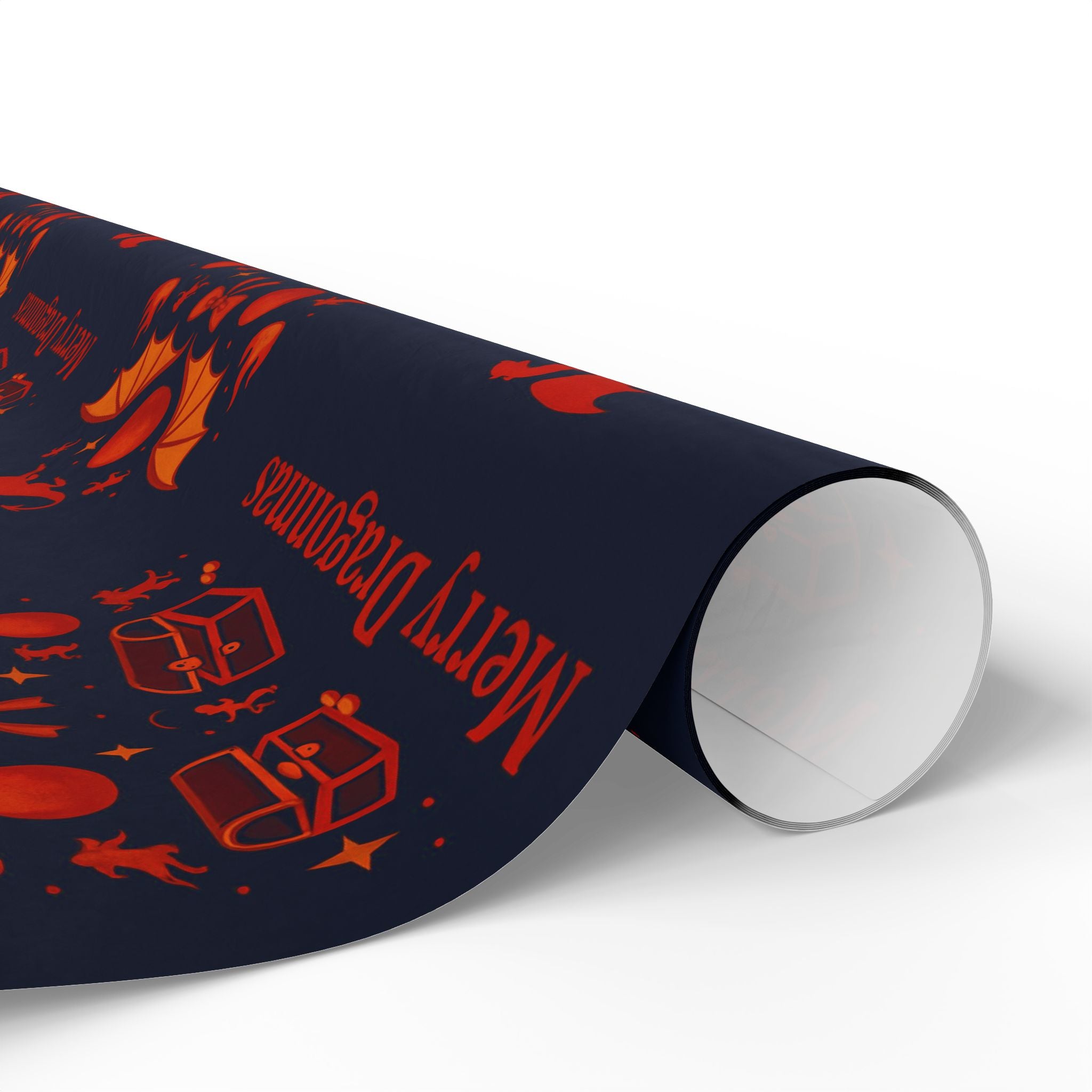 Christmas Dragon Wrapping Papers