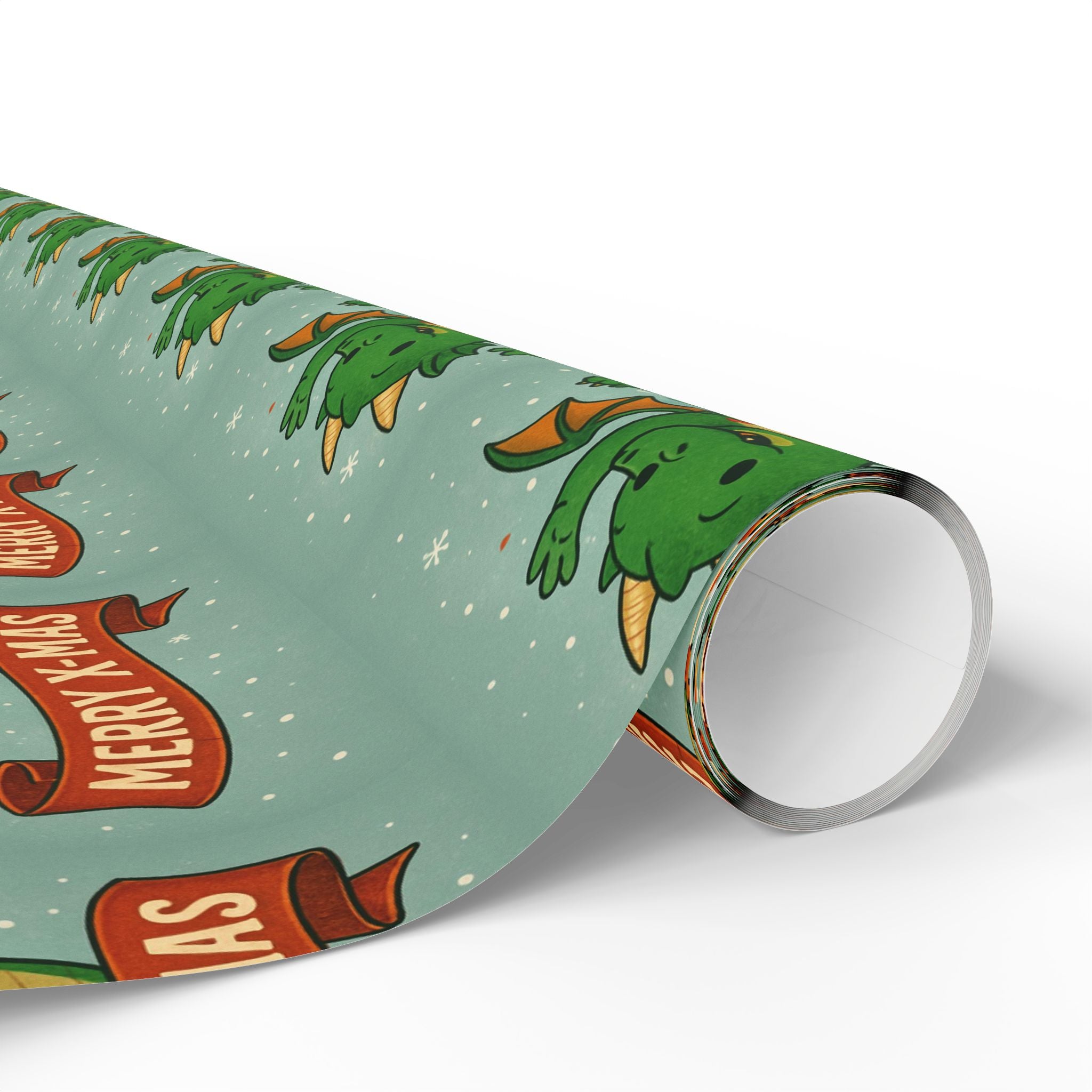 Holiday Dragon Wrapping Papers
