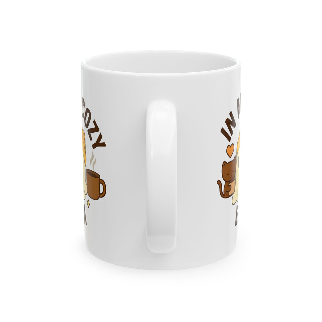 Cozy Ghost Ceramic Mug - In My Cozy Era (11oz, 15oz)