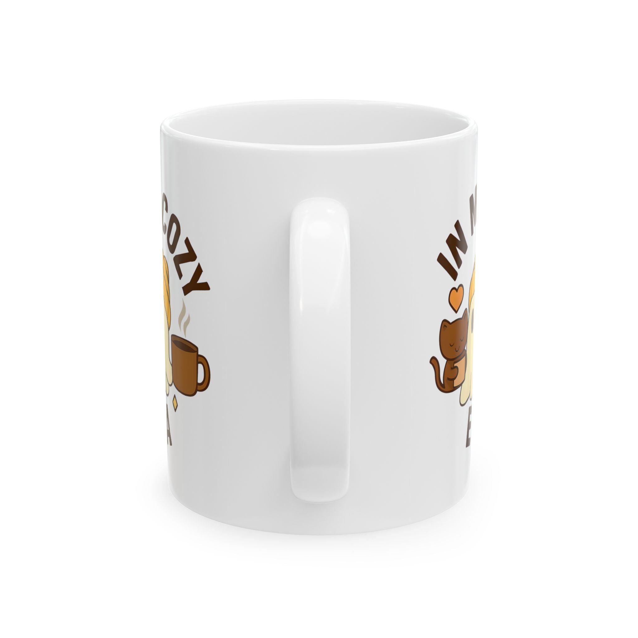 Cozy Ghost Ceramic Mug - In My Cozy Era (11oz, 15oz)