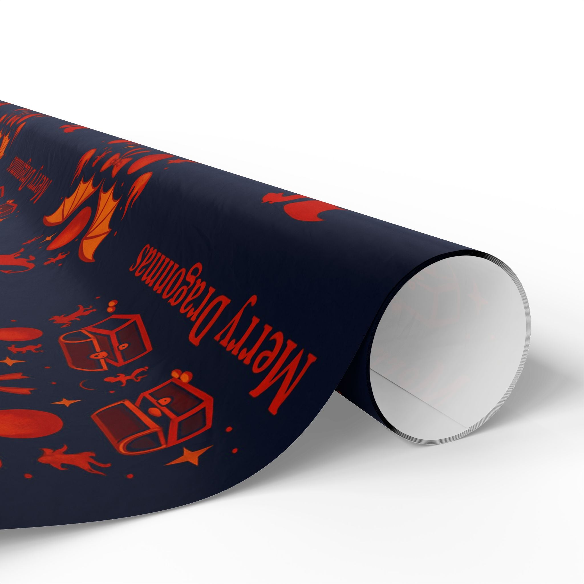 Christmas Dragon Wrapping Papers