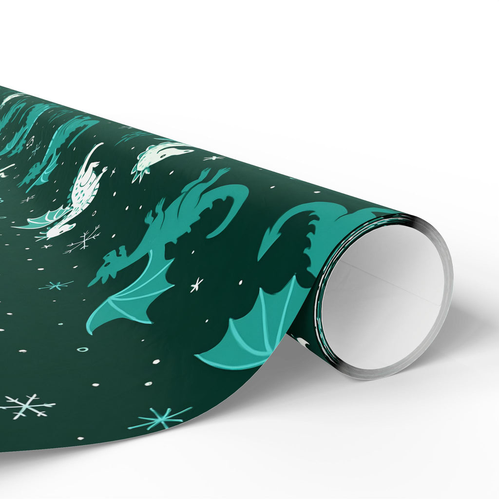 Christmas Wrapping Papers - Dragon Themed