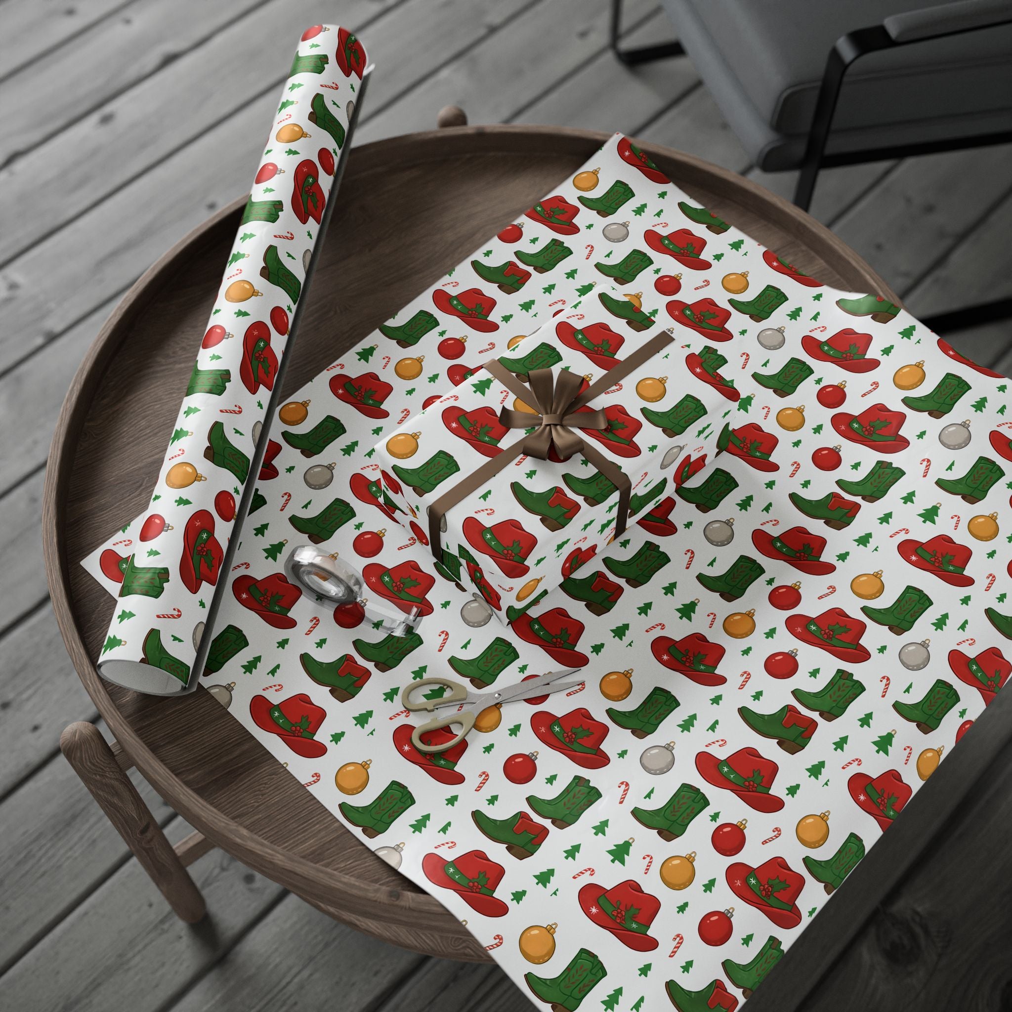 Festive Wrapping Paper for Holiday Gifting, Christmas Gift Wrap, Eco-friendly Wrap, Seasonal Decor, Party Supplies