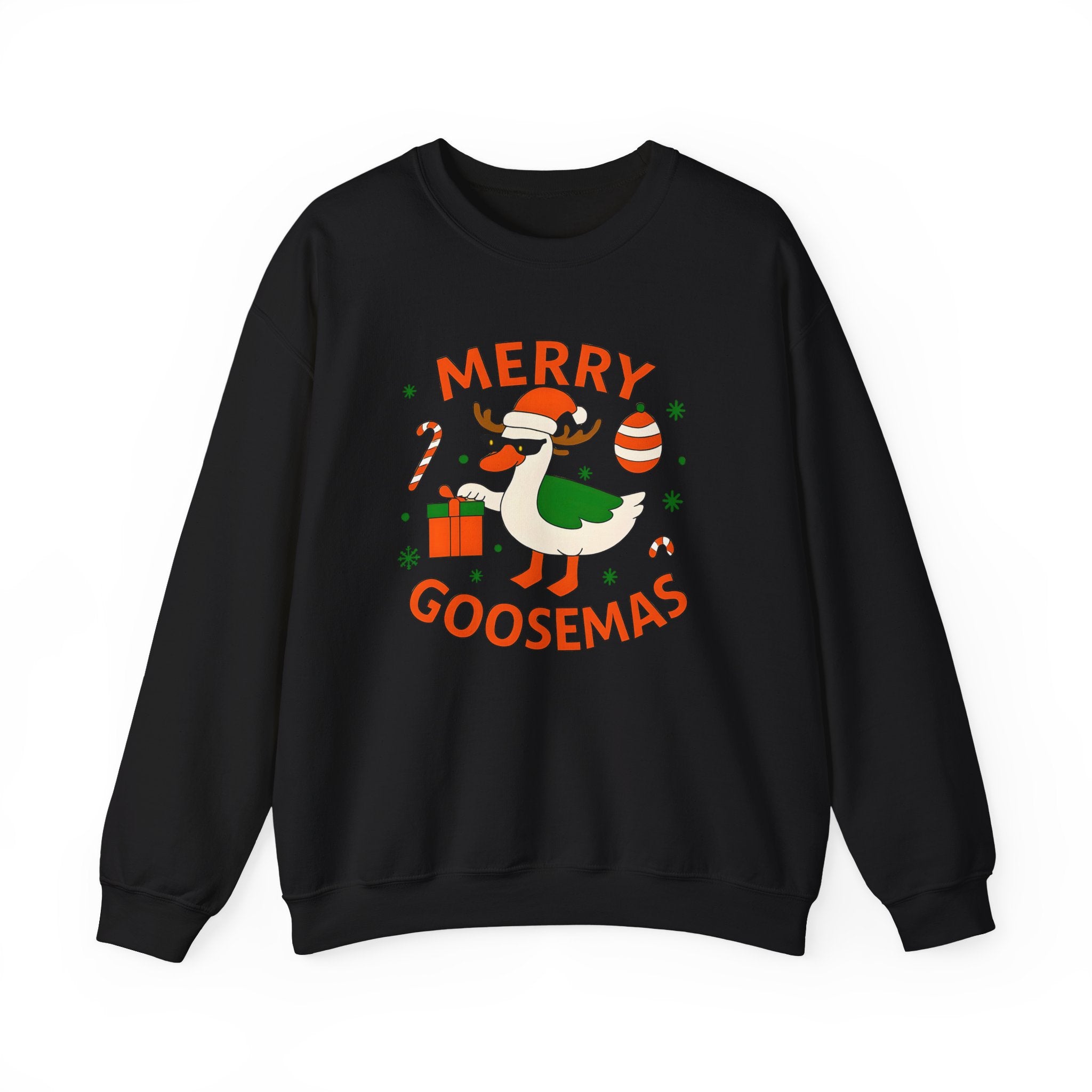 Merry Goosemas Sweatshirt - Cozy Holiday Crewneck, Christmas Gifts, Funny Sweatshirt, Unisex Casual Wear, Winter Fashion