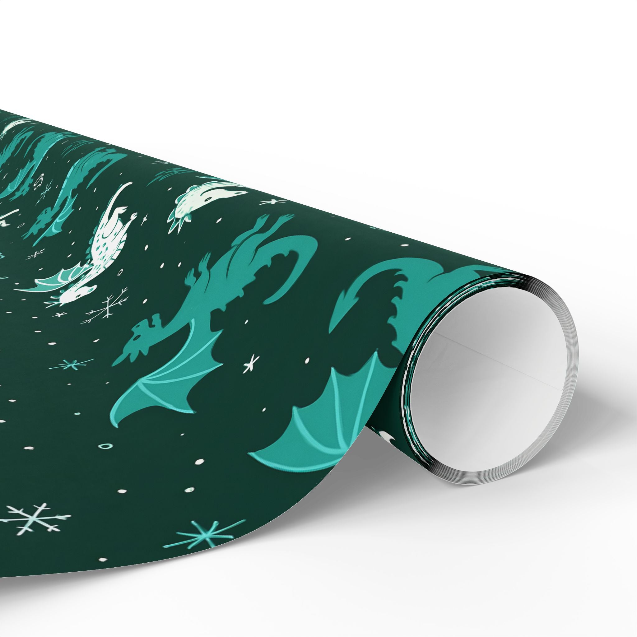 Christmas Wrapping Papers - Dragon Themed