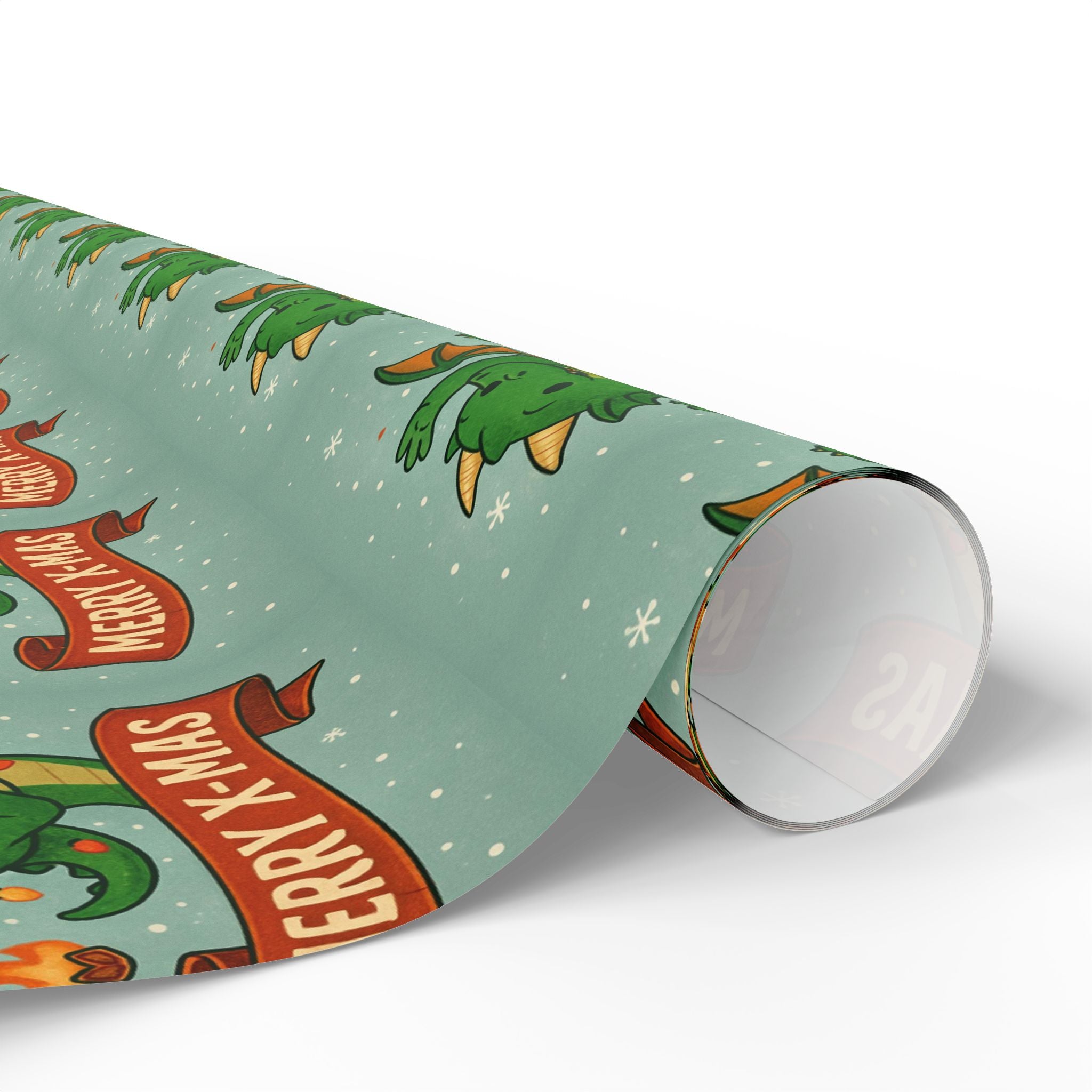 Holiday Dragon Wrapping Papers