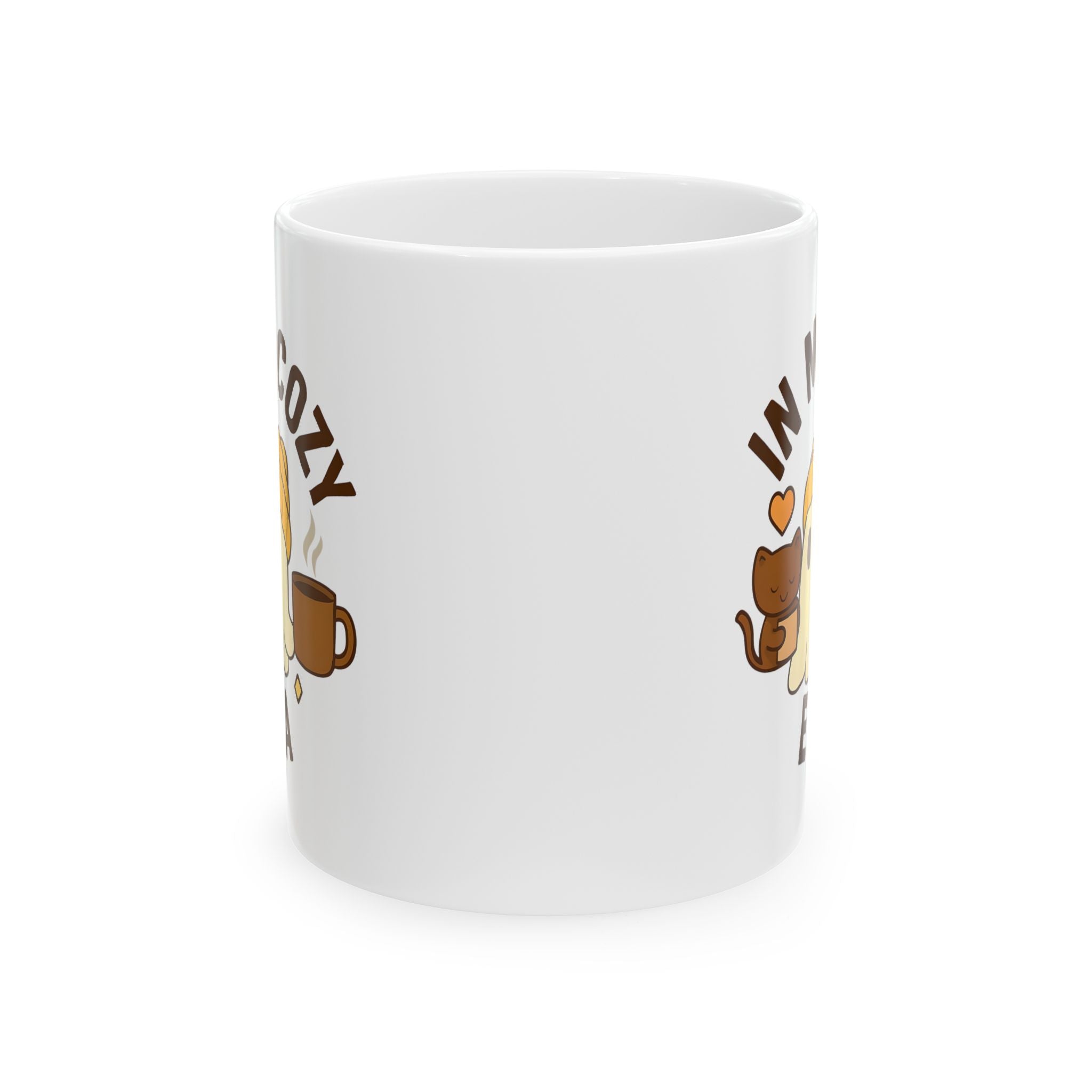 Cozy Ghost Ceramic Mug - In My Cozy Era (11oz, 15oz)